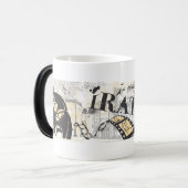 怒っているグランジなマグ モーフィングマグカップ (正面左)