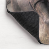 怒っているサイ マウスパッド (コーナー)