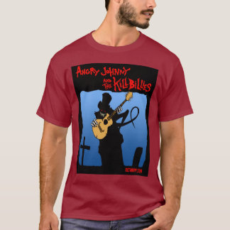 怒っているジョニーの墓石の鬼 Tシャツ