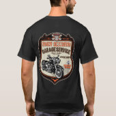 怒っているスコットランド人のガレージ Tシャツ (裏面)