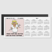 怒っているナースは患者2016のカレンダーを脅します (正面/裏面)