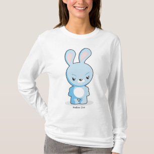 怒っているバニーの女性のアメリカの服装のスエットシャツ Tシャツ