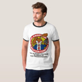 怒っているバニーの破壊のワイシャツ1 Tシャツ (正面フル)
