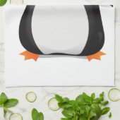 怒っているペンギン キッチンタオル (折り畳み)