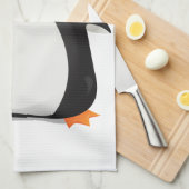 怒っているペンギン キッチンタオル (四つ折り)
