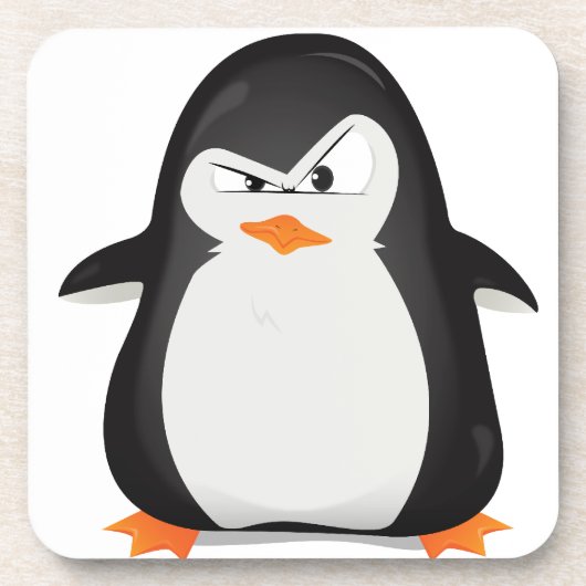 怒っているペンギン コースター (正面)