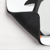 怒っているペンギン マウスパッド (コーナー)