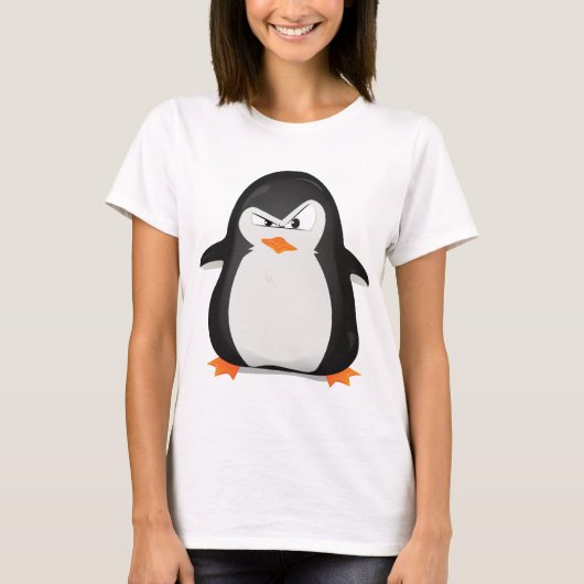 怒っているペンギン Tシャツ (正面)