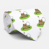 怒っているホリネズミ ネクタイ (ロール)