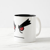 怒っているマグ ツートーンマグカップ (正面右)