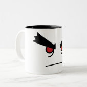 怒っているマグ ツートーンマグカップ (正面左)