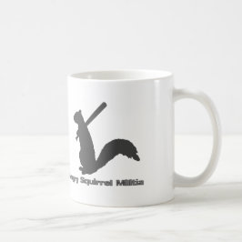 怒っているリスの在郷軍 コーヒーマグカップ
