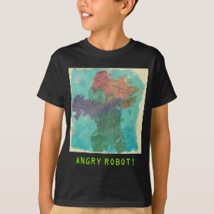 怒っているロボット Tシャツ