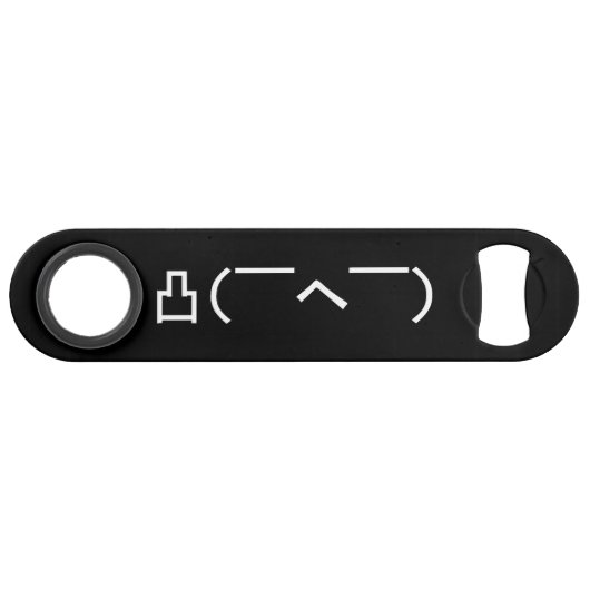 怒っている中指の顔文字の日本語Kaomoji スピード栓抜き (正面(横))