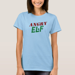 怒っている小妖精や小人 Tシャツ