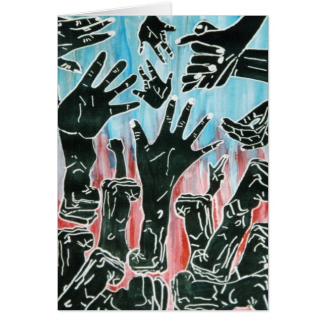 怒っている手 (正面)