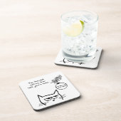 怒っている猫およびクリスマスツリー コースター (右側)