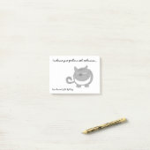 怒っている猫"私はあなたの問題"のおもしろいなカスタム歓迎します ポストイット (デスク上)