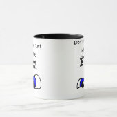 怒っている目の信号器のコーヒー・マグ マグカップ (中央)