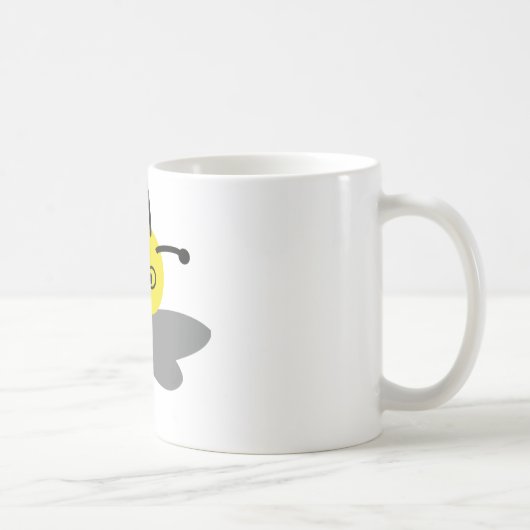怒っている蜂 コーヒーマグカップ (右)