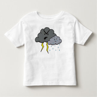 怒っている雲 トドラーTシャツ