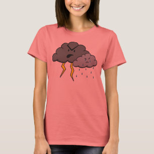 怒っている雲 Tシャツ
