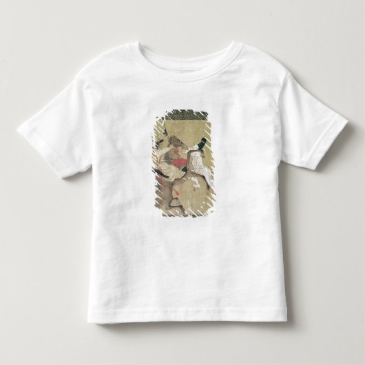 怒っている馬 トドラーTシャツ (正面)