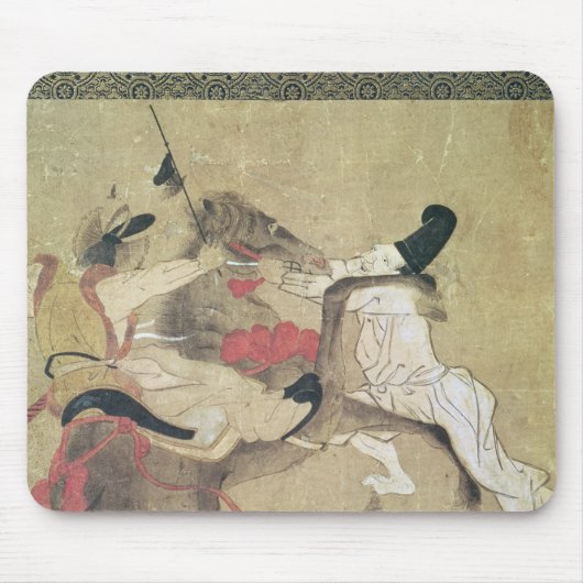 怒っている馬 マウスパッド (正面)