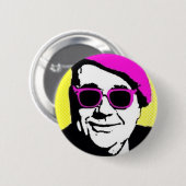 怒っている 缶バッジ (正面&裏面)