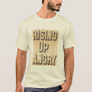 "怒っている" -若い主の上に版人上がります Tシャツ