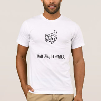 怒っているBull - Bull戦いMMA Tシャツ