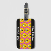 怒っているEmojis "あなたのの間違った1つの"荷物のラベル ラゲッジタグ (正面縦)