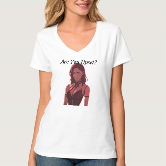 怒ってるの？ Tシャツ (正面)