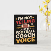 怒ってるわけじゃないんだ これは俺のフットボールコーチの声なんだ カード (黄色い花)