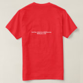 怒ってるわけじゃない。ただがっかりしてる。 Tシャツ (デザイン裏面)