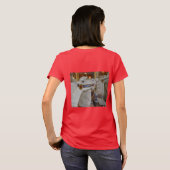 怒らせられた扱いにくい女性の古い英語 Tシャツ (裏面フル)