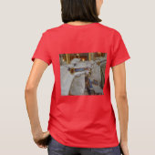 怒らせられた扱いにくい女性の古い英語 Tシャツ (裏面)