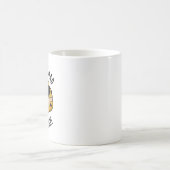 怒らないでイーストで Dough パンジョーク コーヒーマグカップ (中央)