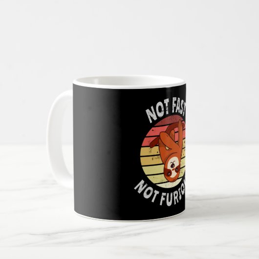 怒らない怒らない激しい怒り コーヒーマグカップ (正面左)