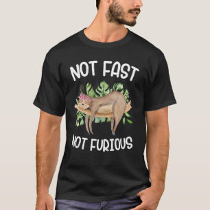 怒らない怒りっぽいナマケモノではない Tシャツ