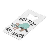 怒らない怒りのないスロス クレジットカード栓抜き (裏面アングル)