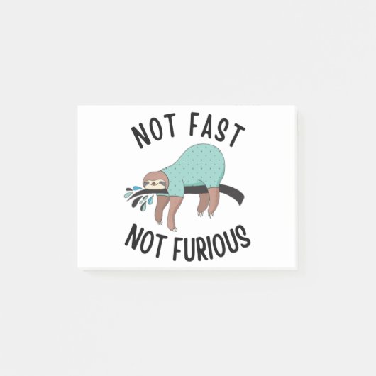 怒らない怒りのないスロス ポストイット (正面)