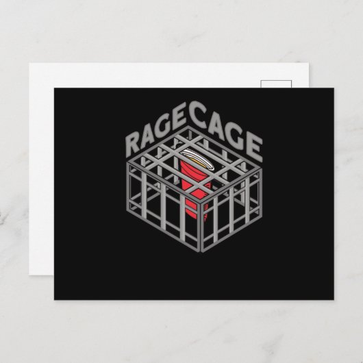 怒りかご飲料アルコールパーティー飲みゲーム ポストカード (正面/裏面)