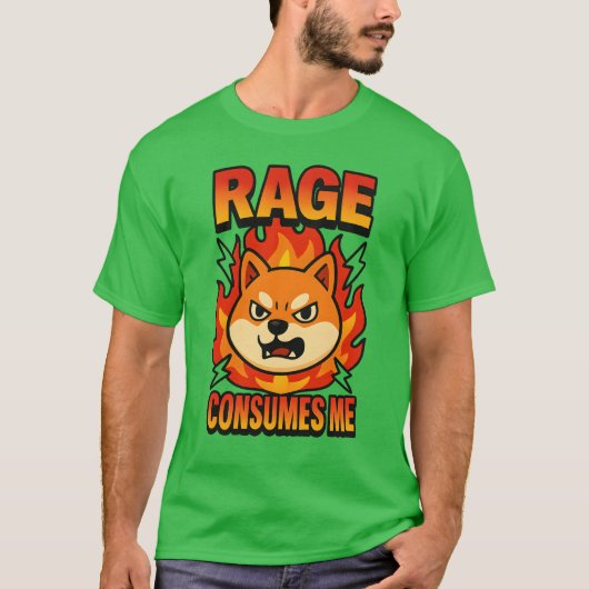 怒りが私を蝕む Tシャツ (正面)