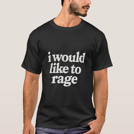 怒りたい気分のときは Tシャツ (正面)