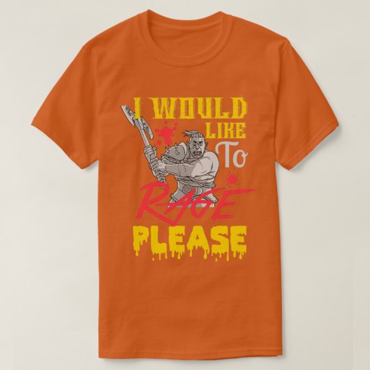 怒りたい Tシャツ (デザイン正面)