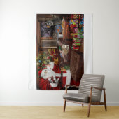 怒りっぽいサンタ タペストリー (インサイチュ)