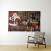 怒りっぽいサンタ タペストリー (インサイチュ(横))