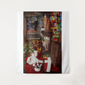 怒りっぽいサンタ タペストリー (正面)