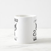 怒りっぽい 猫好き プレゼント コーヒーマグカップ (中央)